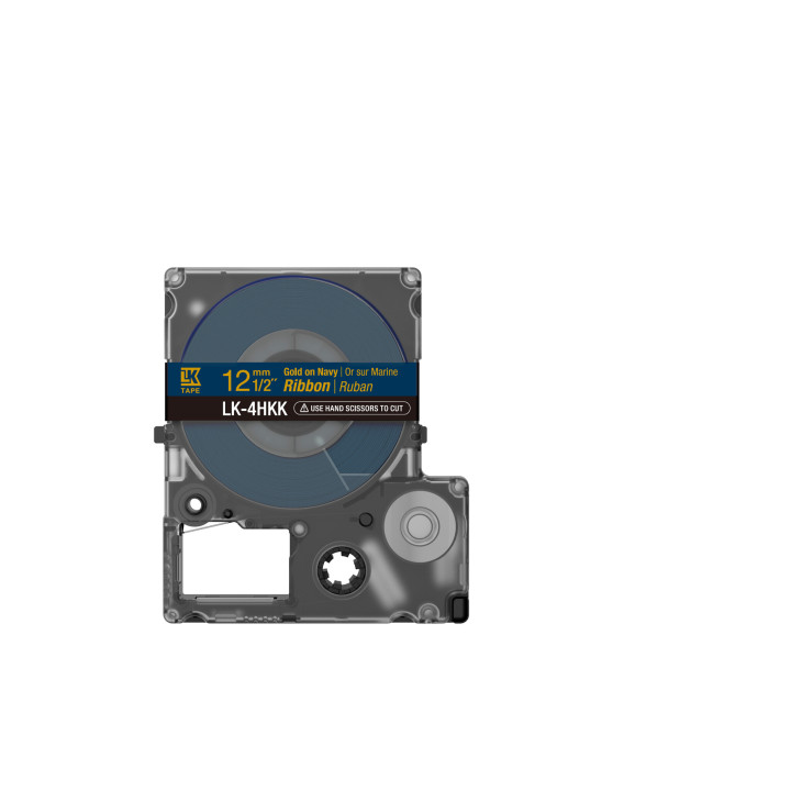 Epson Ruban satin pour étiqueteuse LK-4HKK Or/Marine 12 mm (5 m)