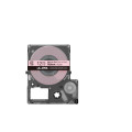 Epson Ruban satin pour étiqueteuse LK-4PBK Noir/Rose 12 mm (5 m)