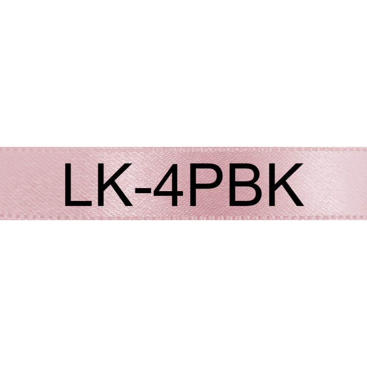 Epson Ruban satin pour étiqueteuse LK-4PBK Noir/Rose 12 mm (5 m)