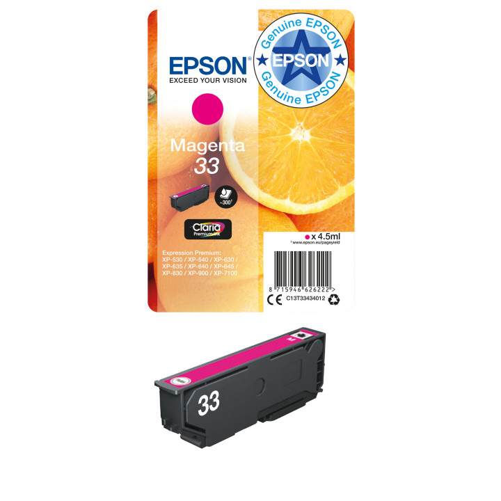Epson Oranges Cartouche " " - Encre Claria Premium M