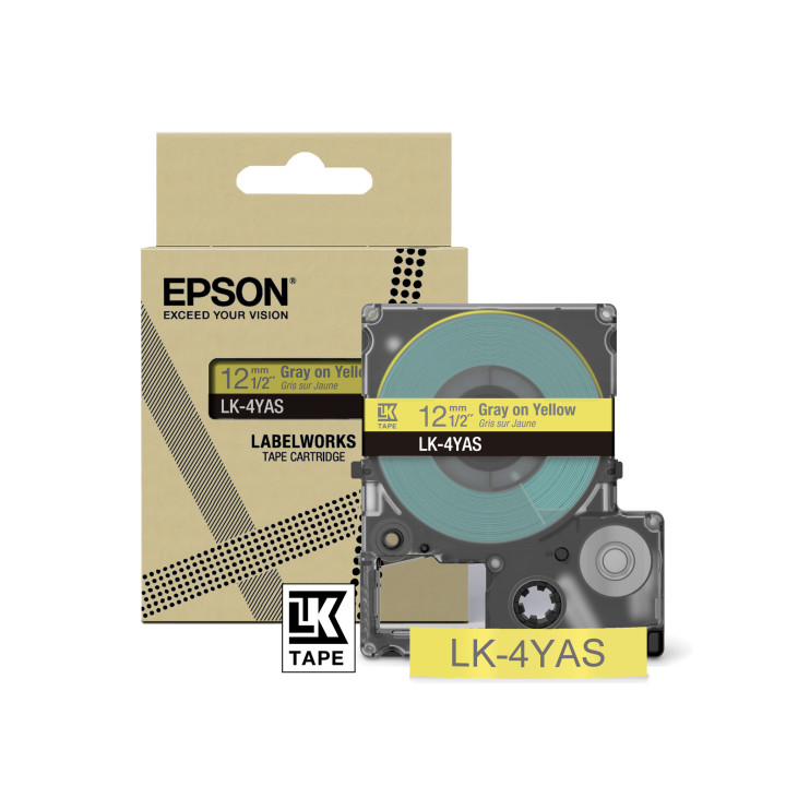 Epson LK-4YAS Gris, Jaune