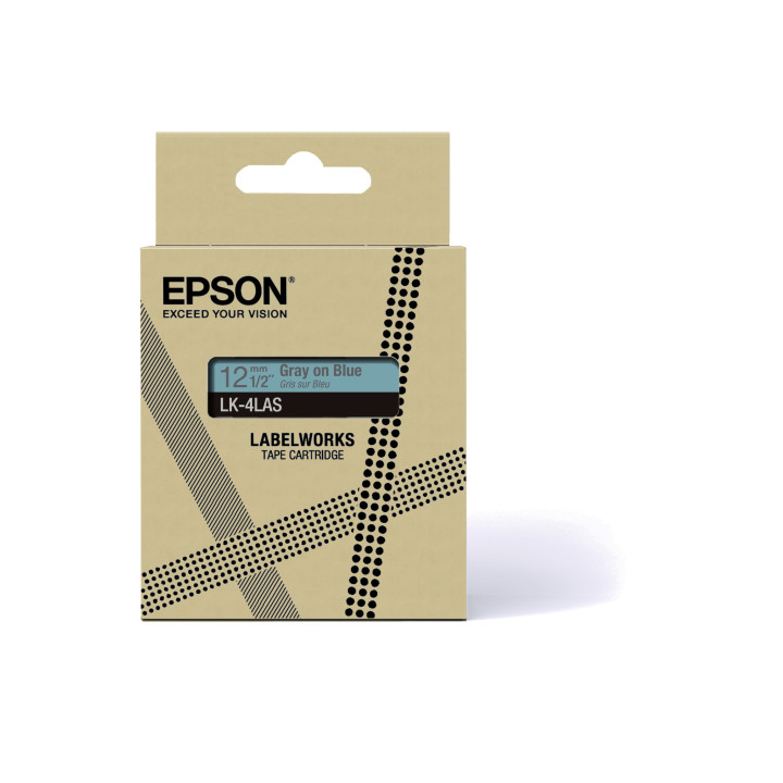 Epson LK-4LAS Gris, Bleu clair