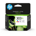 HP Cartouche d’encre trois couleurs 303XL grande capacité authentique