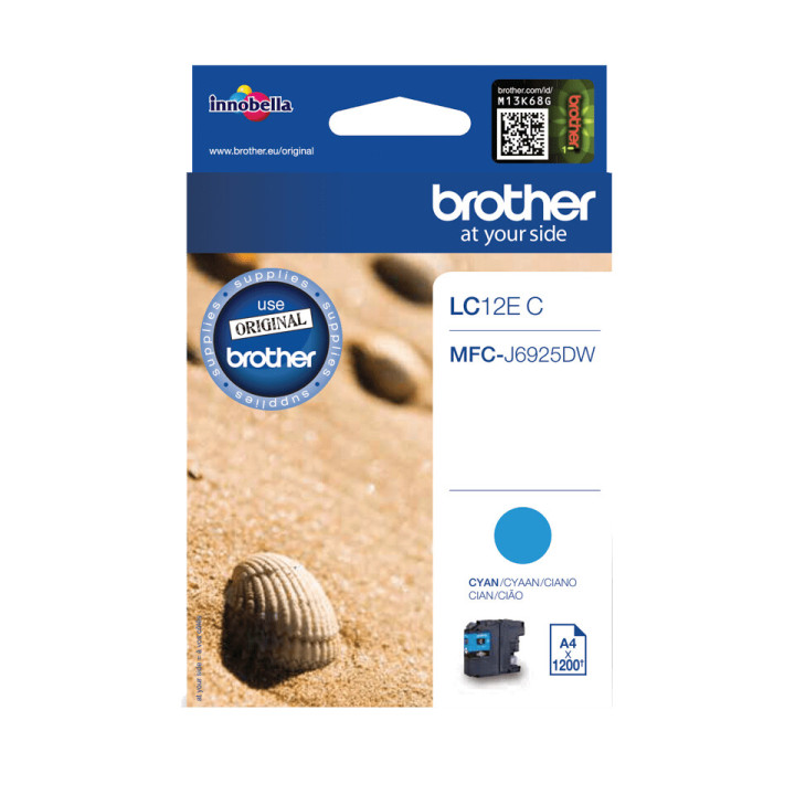 Brother LC12EC cartouche d'encre 1 pièce(s) Original Cyan