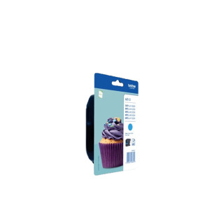 Brother LC123CBP cartouche d'encre 1 pièce(s) Original Cyan