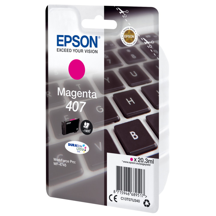 Epson WF-4745 cartouche d'encre 1 pièce(s) Original Rendement élevé (XL) Magenta