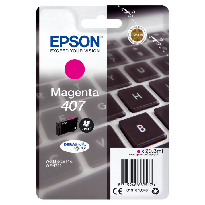 Epson WF-4745 cartouche d'encre 1 pièce(s) Original Rendement élevé (XL) Magenta