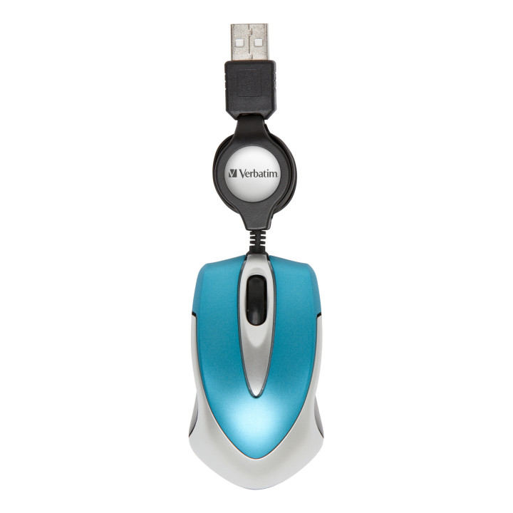 Verbatim Go Mini souris Bureau Ambidextre USB Type-A Optique 1000 DPI