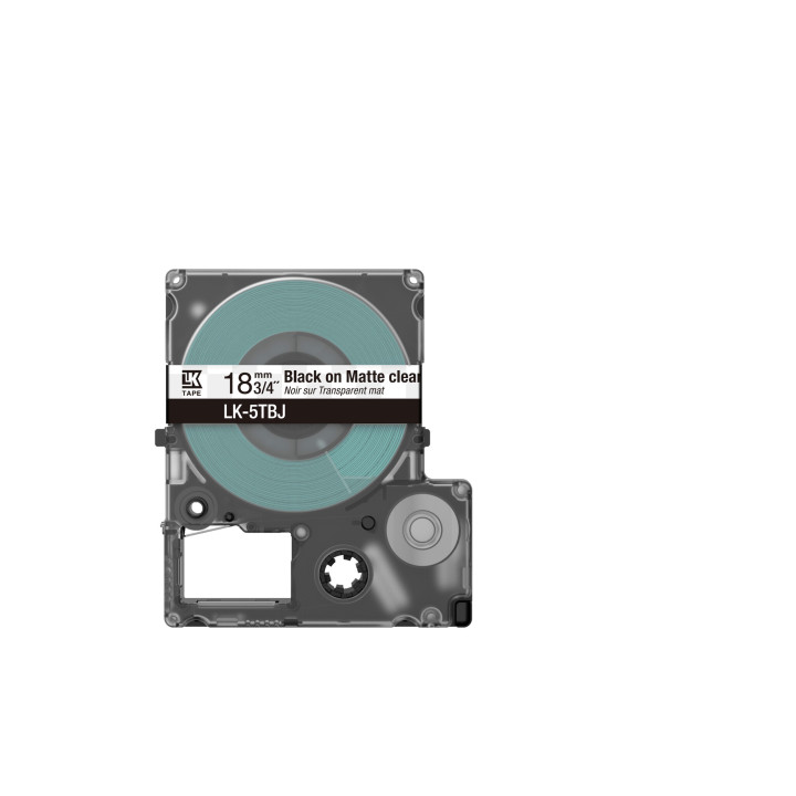 Epson LK-5TBJ Noir, Transparent