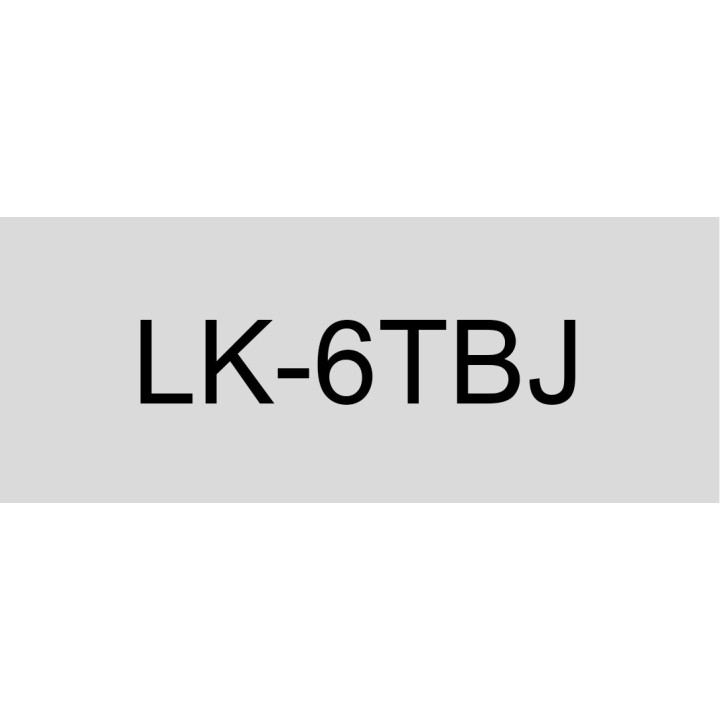 Epson LK-6TBJ Noir, Transparent