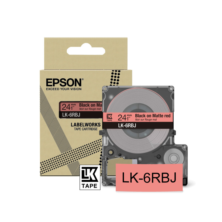 Epson C53S672073 ruban d'étiquette Noir sur jaune