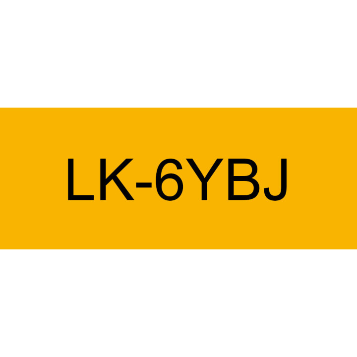 Epson C53S672076 ruban d'étiquette Noir sur jaune