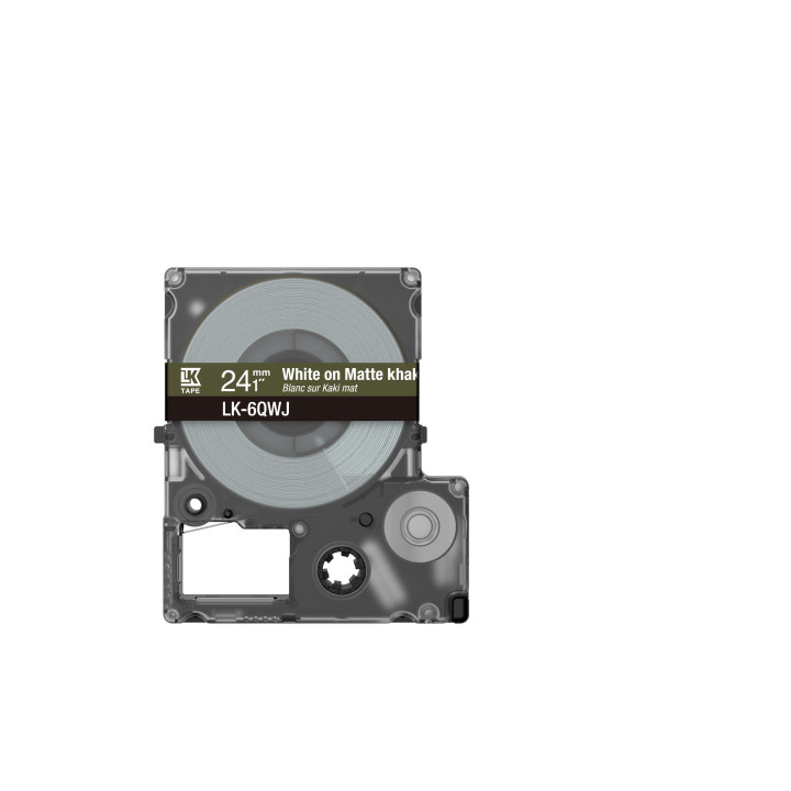 Epson LK-6QWJ Kaki, Blanc