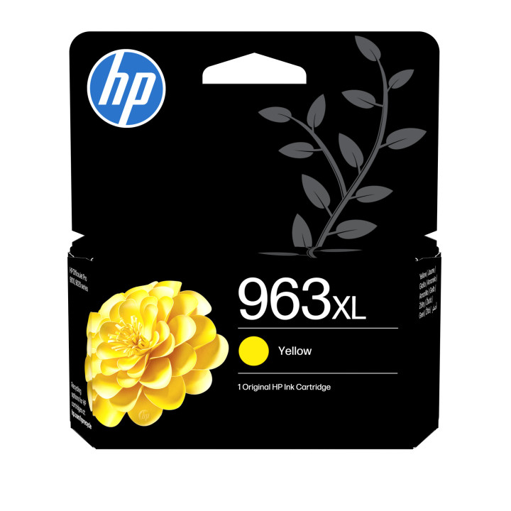HP 963XL Cartouche d'encre jaune authentique, grande capacité
