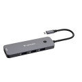 Verbatim CMH-08 USB Type-C 5000 Mbit/s Argent