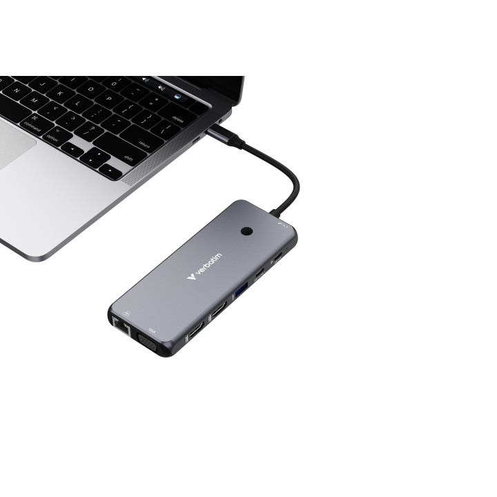 Verbatim 16105448 hub & concentrateur USB Type-C Gris