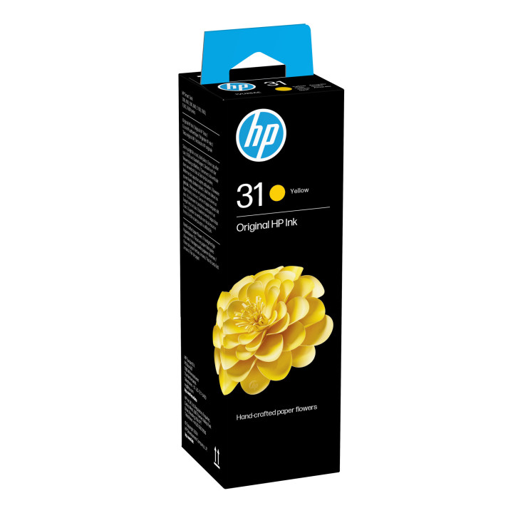 HP Bouteille d'encre jaune authentique 70 mL 31 Original