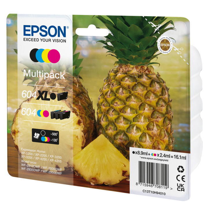 Epson Multipack 4-colours 604 XL Black/Std. CMY