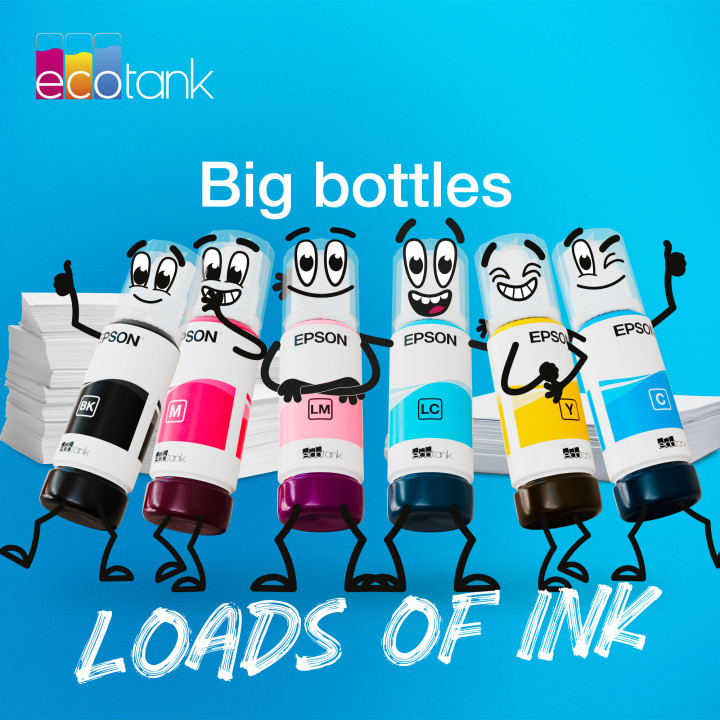 Epson 107 Bouteille d’encre cyan EcoTank