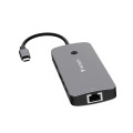 Verbatim CMH-09 USB Type-C 10000 Mbit/s Argent