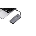Verbatim CMH-09 USB Type-C 10000 Mbit/s Argent