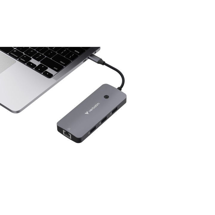 Verbatim CMH-09 USB Type-C 10000 Mbit/s Argent