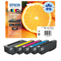 Epson Oranges Encre Claria Premium multipack 5 couleurs 33