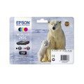 Epson Polar bear Encre EasyMail Claria Premium multipack 4 couleurs Ours Polaire 26XL