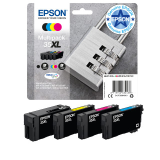 Epson Padlock Encre DURABrite Ultra multipack 4 couleurs Cadenas 35XL