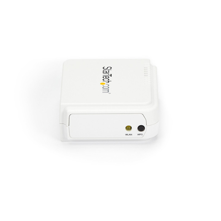 StarTech.com Serveur d'impression USB 2.0 sans fil N avec port Ethernet 10/100 Mb/s - 802.11 b/g/n