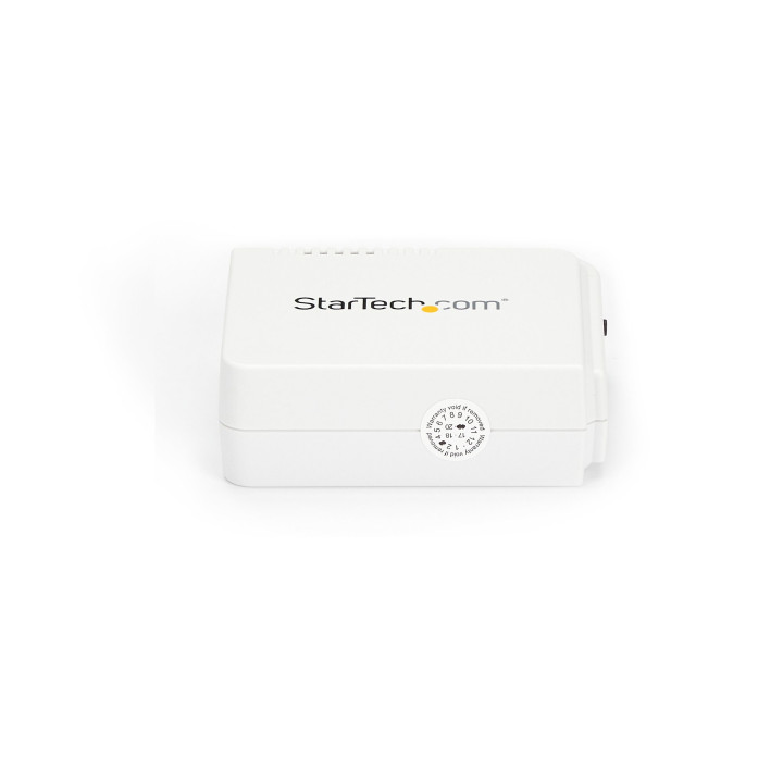StarTech.com Serveur d'impression USB 2.0 sans fil N avec port Ethernet 10/100 Mb/s - 802.11 b/g/n