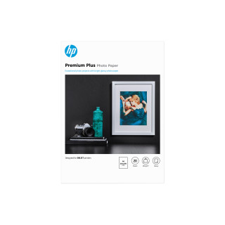 HP Papier photo à finition brillante Premium Plus - 20 feuilles/A4/210 x 297 mm