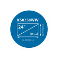 Kensington Filtre de confidentialité magnétique MagPro pour moniteurs 24" (16:10)