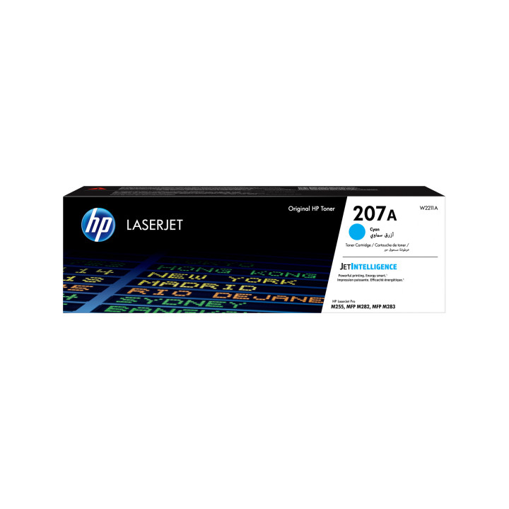 HP Toner cyan LaserJet 207A authentique