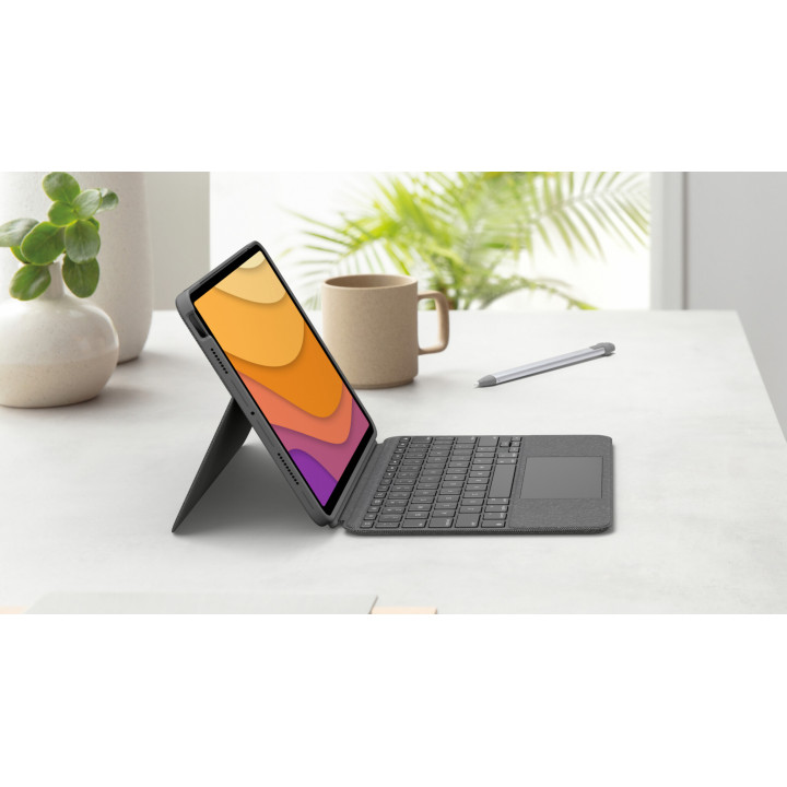 Logitech Combo Touch QWERTY Espagnole Smart Connector Gris