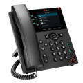 HP Poly Téléphone IP Poly VVX 350 à 6 lignes et compatible PoE