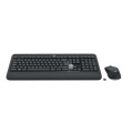 Logitech 920-008676 clavier Souris incluse Universel RF sans fil AZERTY Français Noir