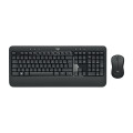 Logitech 920-008676 clavier Souris incluse Universel RF sans fil AZERTY Français Noir