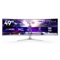 Philips Evnia 8000 49M2C8900L/00 écran plat de PC 124,2 cm (48.9") 5120 x 1440 pixels Dual QHD QD-OLED Blanc