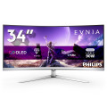 Philips 34M2C8600/00 écran plat de PC 86,4 cm (34") 3440 x 1440 pixels Wide Quad HD OLED Blanc