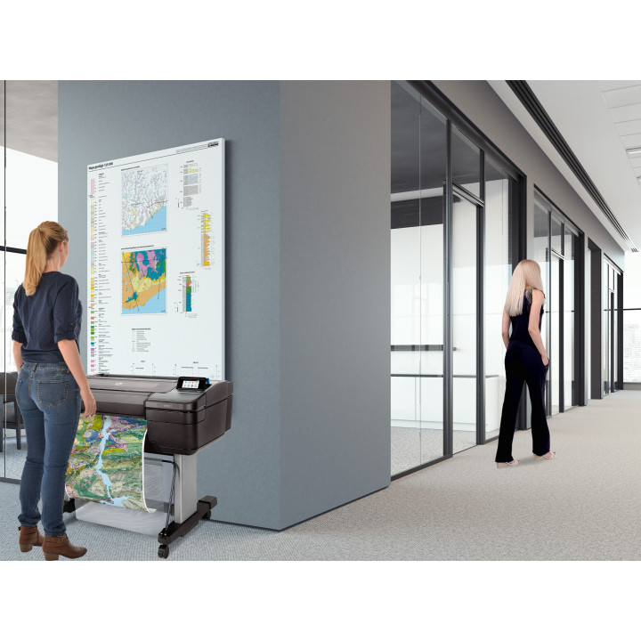 HP Designjet Imprimante Z6dr PostScript de 44 pouces avec coupe-bordures verticales