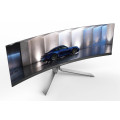 AOC Porsche PD49 écran plat de PC 124,5 cm (49") 5120 x 1440 pixels DQHD QD-OLED Noir, Argent