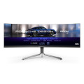 AOC Porsche PD49 écran plat de PC 124,5 cm (49") 5120 x 1440 pixels DQHD QD-OLED Noir, Argent