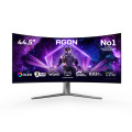 AOC AGON PRO AG456UCZD écran plat de PC 113 cm (44.5") 3440 x 1440 pixels Wide Quad HD OLED Noir, Gris