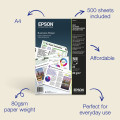 Epson Papier professionnel A4 Jet d’Encre 80 g/m2, 500 feuilles