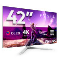 Philips 42M2N8900/00 écran plat de PC 105,5 cm (41.5") 3840 x 2160 pixels 4K Ultra HD OLED Blanc