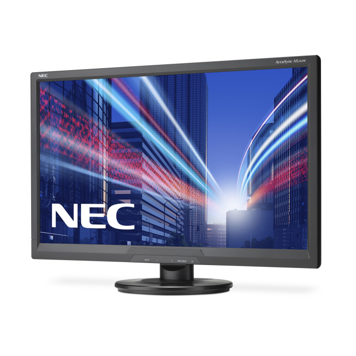NEC AccuSync AS242W écran plat de PC 61 cm (24") 1920 x 1080 pixels Full HD LED Noir