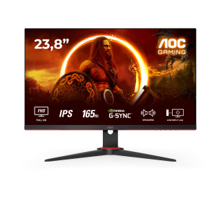 AOC G2 24G2SPAE/BK écran plat de PC 60,5 cm (23.8") 1920 x 1080 pixels Full HD LED Noir, Rouge