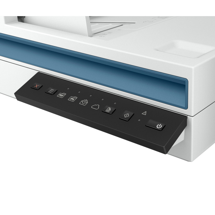 HP ScanJet Pro 2600 f1 Scanner à plat A4 avec chargeur automatique, jusqu’à 25 ppm/50 ipm, 600 x 600 DPI