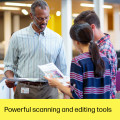 HP ScanJet Pro 2600 f1 Scanner à plat A4 avec chargeur automatique, jusqu’à 25 ppm/50 ipm, 600 x 600 DPI